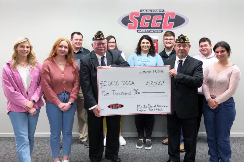Malta Bend Memorial Post 558 helps high school DECA students attend